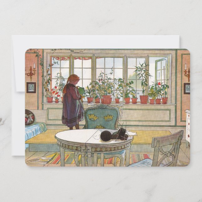 Blume zum Windows von Carl Larsson (Vorderseite)