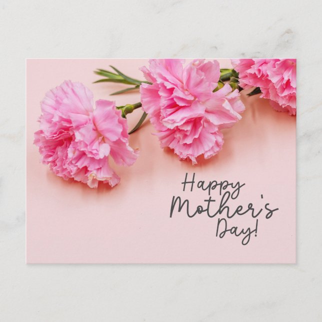 Blume zur Mama am Muttertag Postkarte (Vorderseite)
