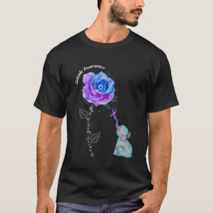 Blume zur Prävention von Suiziden Elephant T-Shirt