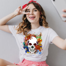 Blume zur SchädelRose