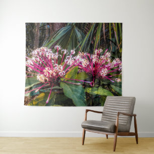 Blume zur Sternexplosion Wandteppich