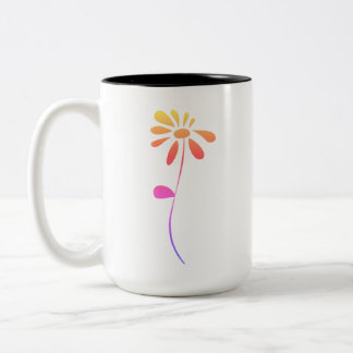Blume Zweifarbige Tasse
