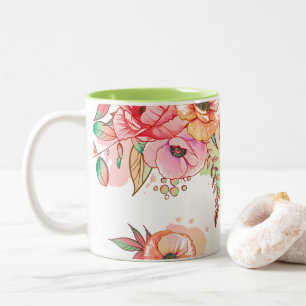 Blume Zweifarbige Tasse