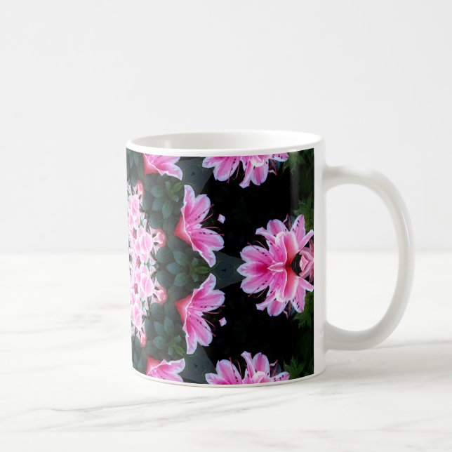 Blumemandala-Tassen Kaffeetasse (Rechts)