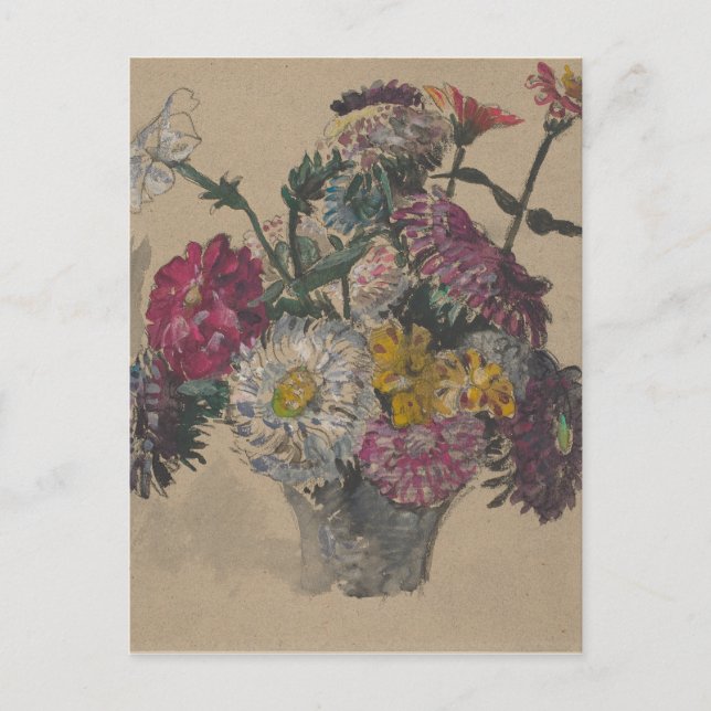 Blumen | 1843 postkarte (Vorderseite)