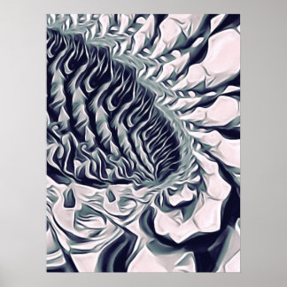Blumen Abstrakt Poster