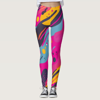 Blumen-All-Over-Print-Leggings Leggings
