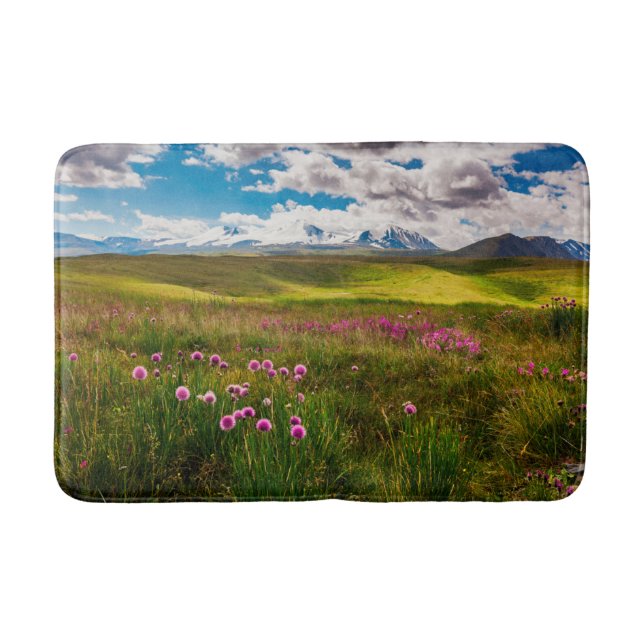 Blumen | Altai, Sibirien, Russland Badematte (Vorderseite)