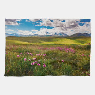 Blumen   Altai, Sibirien, Russland Geschirrtuch