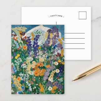 Blumen am Berg | August Babberger Postkarte