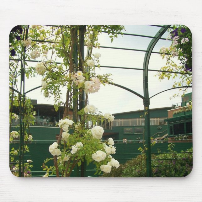 Blumen an der Wimbledon-Mausunterlage Mousepad (Vorne)