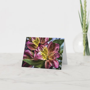 Blumen-Anmerkungskarte der Karte