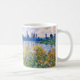 Blumen auf den Banken feiner Kunst der Seines Kaffeetasse