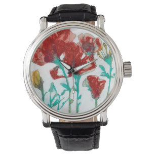 Blumen-Ausdruck II Armbanduhr