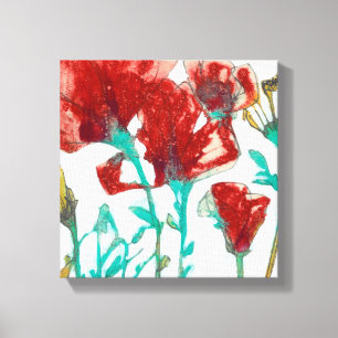 Blumen-Ausdruck II Leinwanddruck
