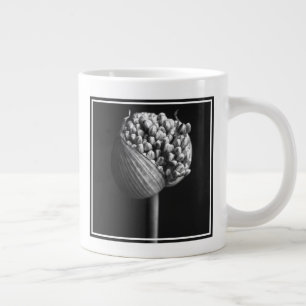 Blumen B&W Allium Blume Bud Jumbo-Tasse