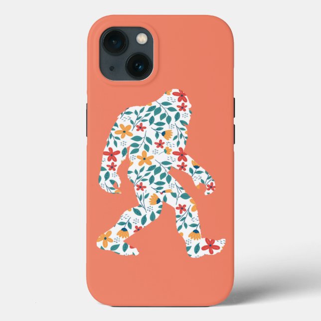 BLUMEN-BIGFOOT Case-Mate iPhone HÜLLE (Rückseite)