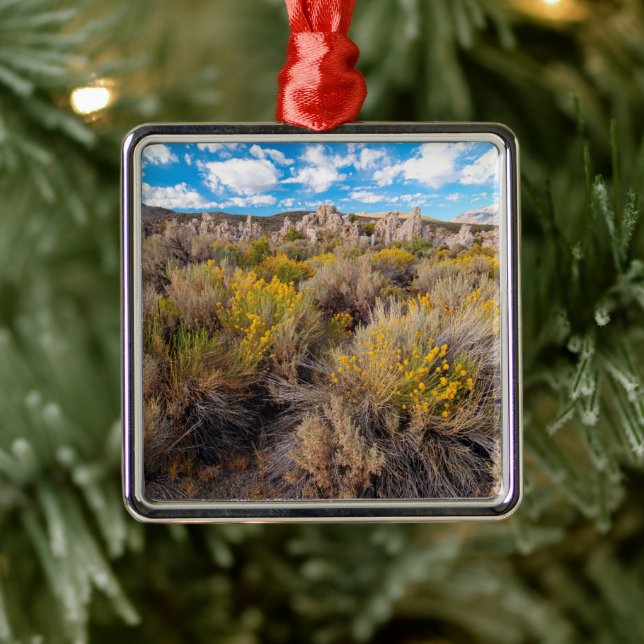 Blumen | Blühende Sagebrush Kalifornien Ornament Aus Metall (Baum)