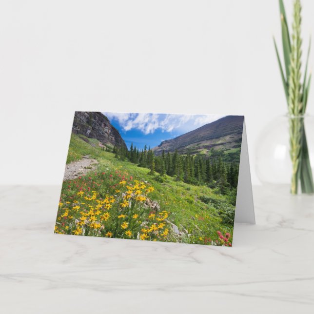 Blumen | Blume Montana Karte (Vorderseite)