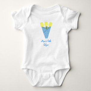 Blumen-Blumenstrauß-Sammlungs-Baby Baby Strampler