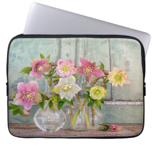 Blumen Bohrlöcher in Vasen Laptopschutzhülle