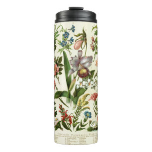 Blumen Botanik Thermosbecher