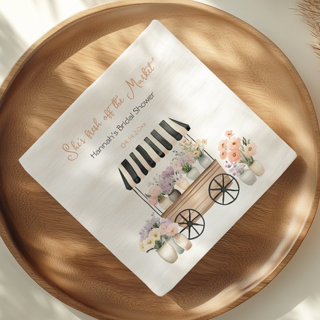 Blumen-Brautparty vom Markt Serviette (Von Creator hochgeladen)