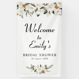 Blumen-Brautparty-Willkommensschild Banner