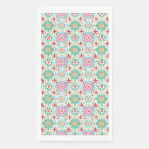 Blumen bringen Farbe in Ihre Welt Serviette