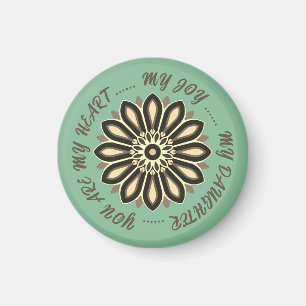 BLUMEN BUNTE GESCHENKE FÜR MAMA PAPA SCHWESTER SOH MAGNET