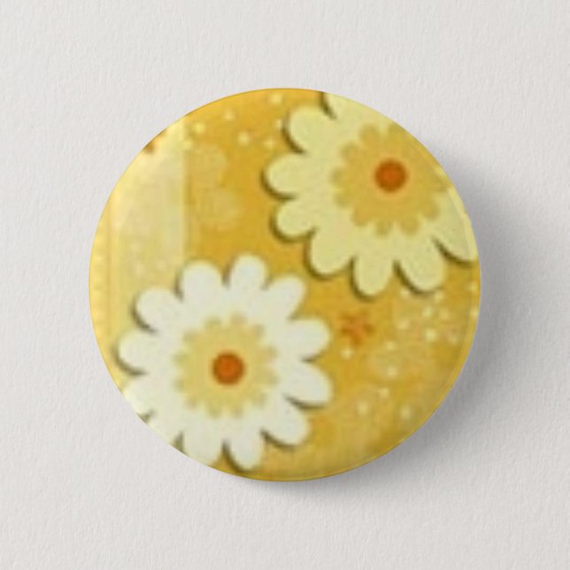 Blumen Button (Vorderseite)