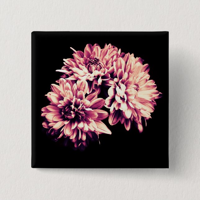 Blumen Button (Vorderseite)