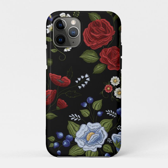 Blumen Case-Mate iPhone Hülle (Rückseite)