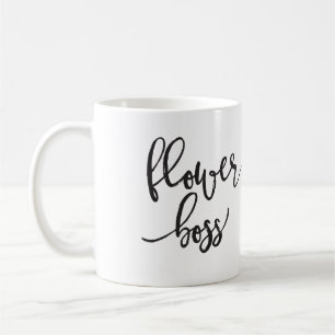 Blumen-Chef-Tasse Kaffeetasse