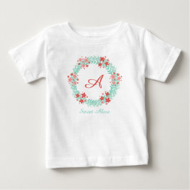 Blumen Chor- wreath design Baby T-shirt