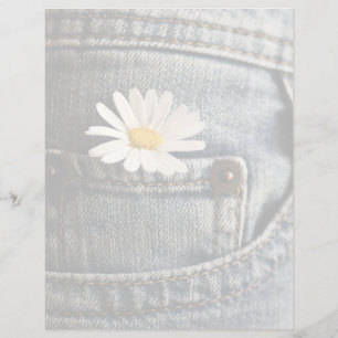 Blumen Daisy in Jeans Pocket
