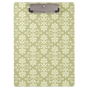Blumen-Damask-Tapete Klemmbrett