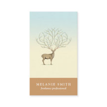 Blumen Deer illustration antlers artistic card
