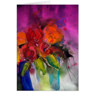 Blumen des heißen Rosas und der Orange