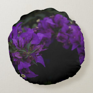 Blumen des Januars Rundes Kissen