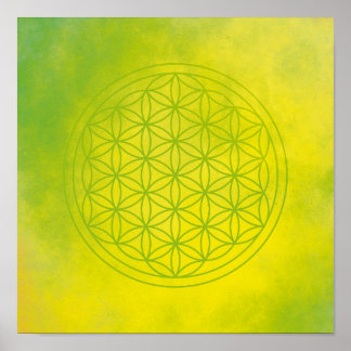 Blumen des Lebens Poster