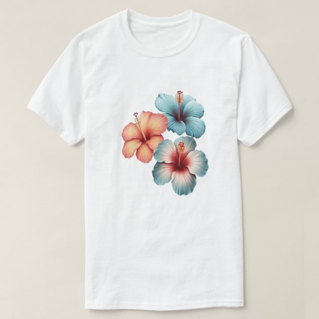 BLUMEN DESIGN T-SHIRT (Design vorne)