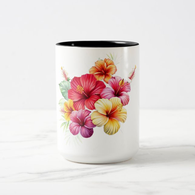 BLUMEN DESIGN TASSE (Mittel)