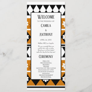 Blumen-Diamant-Boho-Blumenmuster mit Randstreifen Programm