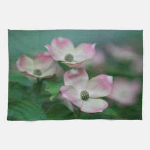 Blumen Dogwood-Blüten Geschirrtuch