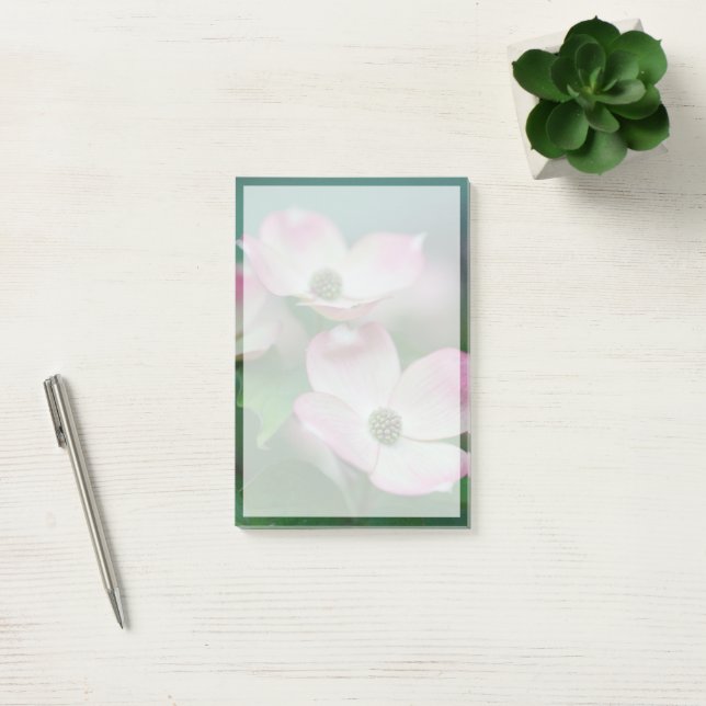 Blumen | Dogwood-Blüten Post-it Klebezettel (Büro)