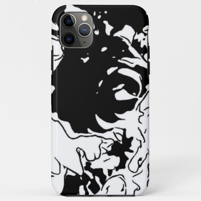 Blumen-Doodle Case-Mate iPhone Hülle (Rückseite)