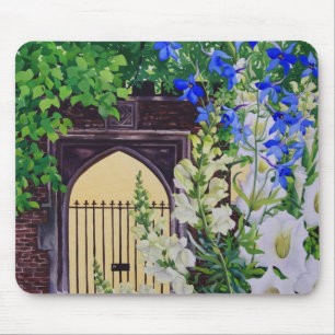 Blumen durch einen sunlit Zugang 2008 Mousepad