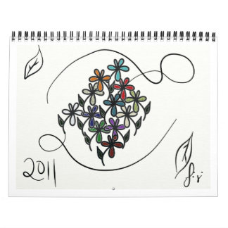 Blumen-Edelsteine Kalender