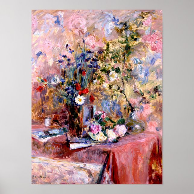 Blumen, Édouard Vuillard  Poster (Vorne)